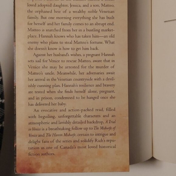 3/$13 A Trial in Venice adult softcover novel by Roberta Rich 2017 book … - Picture 4 of 7